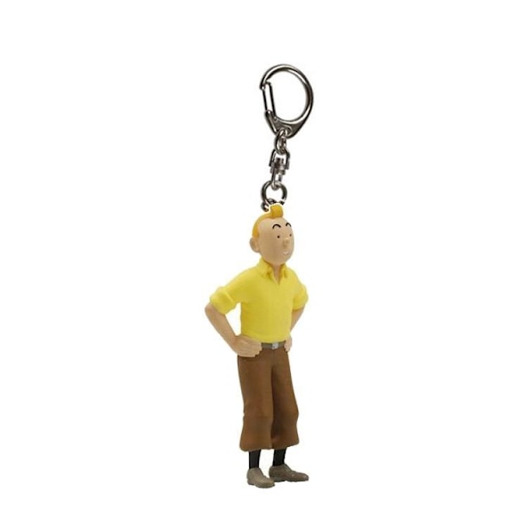 Tintin - Nyckelring i plast - Tintin händerna i sidan Multicolor