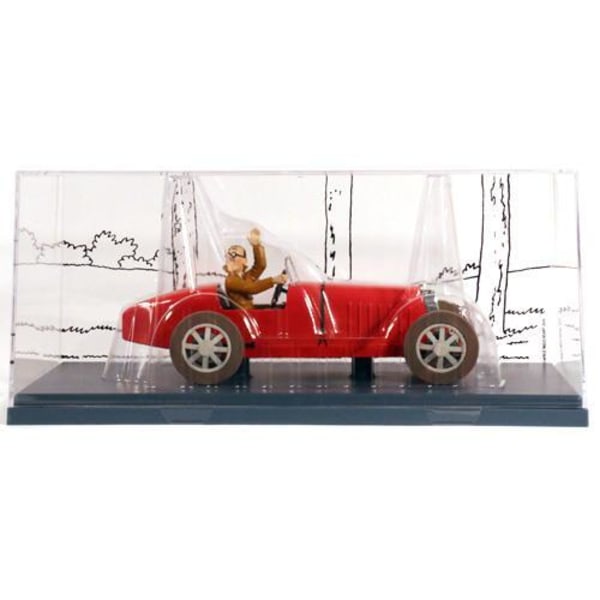Tintin - 1:24 Modellbil #41 - Bugatti - Bobby Smiles multifärg