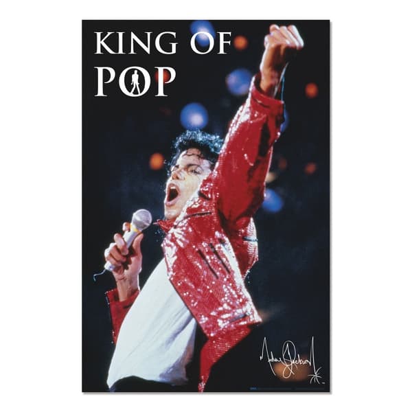 Poster - Michael Jackson – King of Pop multifärg