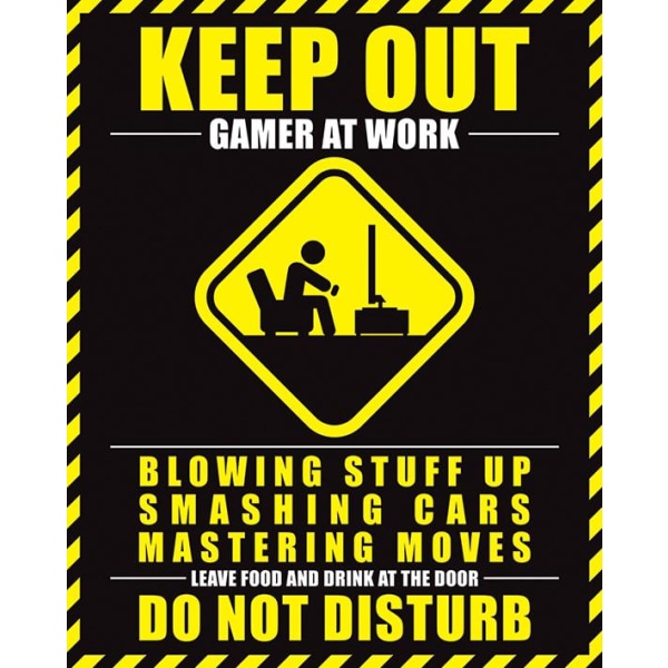 Gamer At Work - Do Not Disturb Multicolor