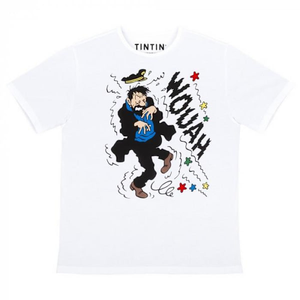 T-Shirt - Kapten Haddock - Wouah Vit Multicolor M