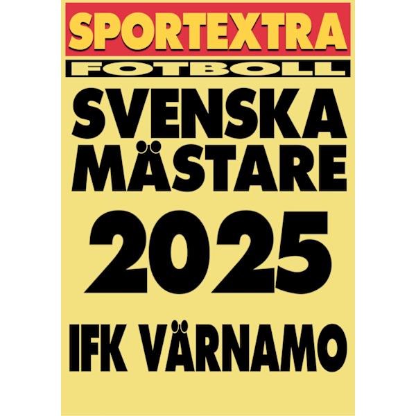 A3 Print - IFK Värnamo - Svenska mästare 2025! multifärg