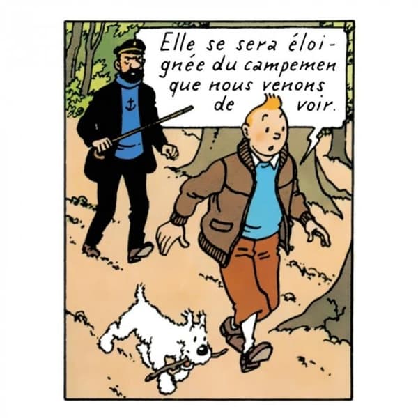 Tintin - Statyett - Tintin med flygjacka multifärg