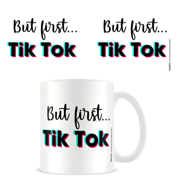 BUT FIRST...TIKTOK  - Mugg Multicolor