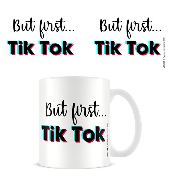 BUT FIRST...TIKTOK  - Mugg multifärg