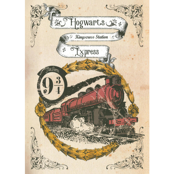 A3 Print - Harry Potter - Hogwarts Express Multicolor