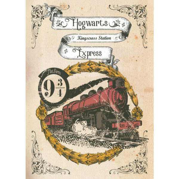 A3-printti - Harry Potter - Tylypahkan Express Multicolor