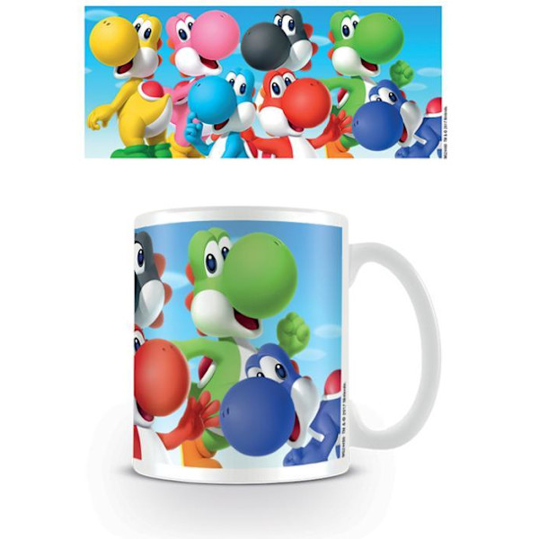 Super Mario (Yoshi) - Mugg Multicolor