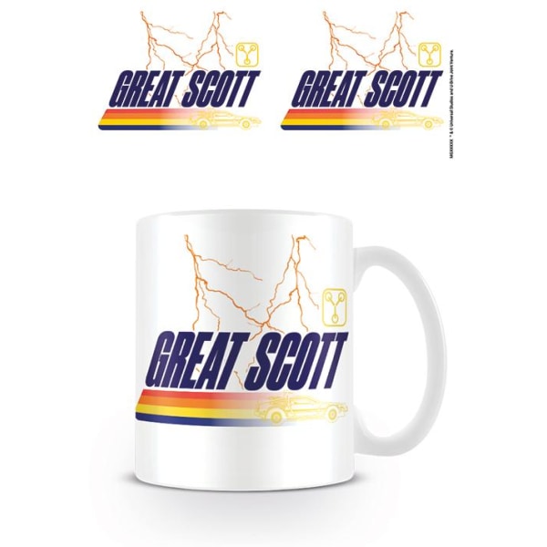 Back to the Future - Great Scott - Mugg multifärg