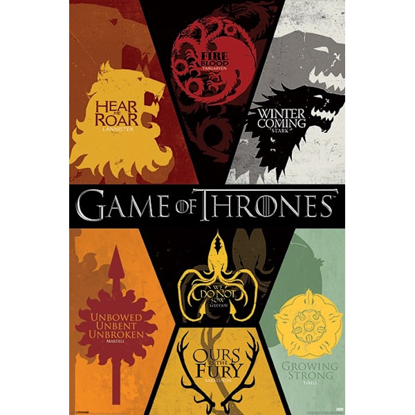 Game of Thrones - Sigils multifärg