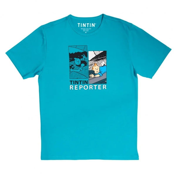 Tintin - T-Shirt - Tintin Reporter Blå multifärg XL
