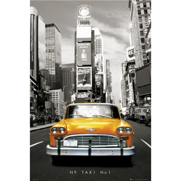 New York - Taxi nr. 1 Yellow Cab Multicolor