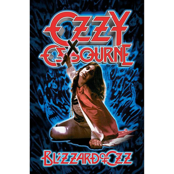 Julistelippu -Ozzy Osbourne - Blizzard of Ozz Multicolor