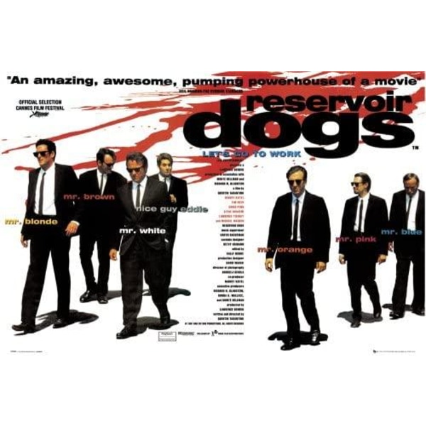 Reservoir Dogs - Movie Poster multifärg