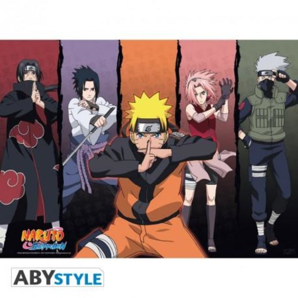 NARUTO SHIPPUDEN - Set 2 Chibi Posters - Groups Multicolor