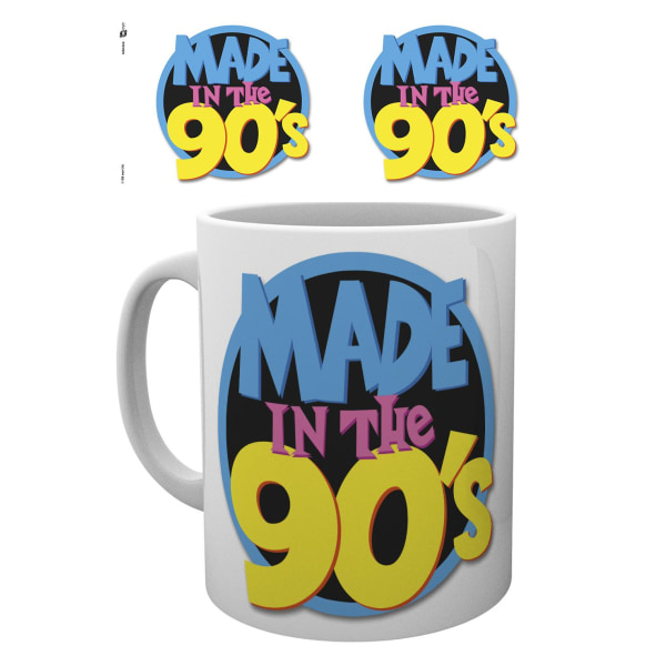 Mugg - Retro Chic - Made in the 90s multifärg