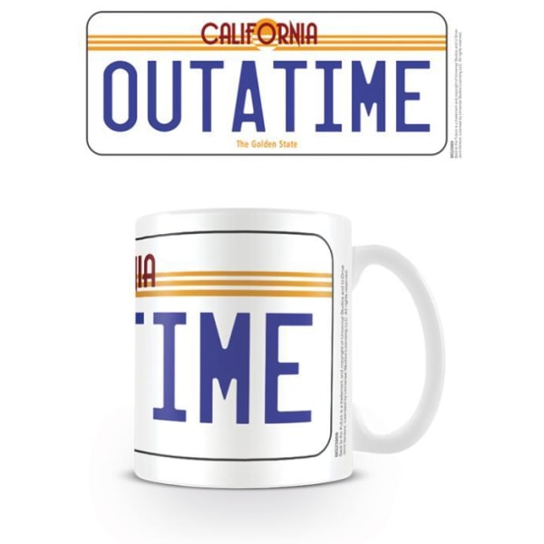 Back To The Future (License Plate) - Mugg Multicolor
