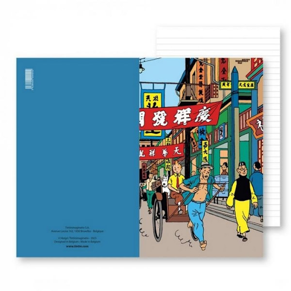 Tintin - Anteckningsbok - Rickshaw Multicolor