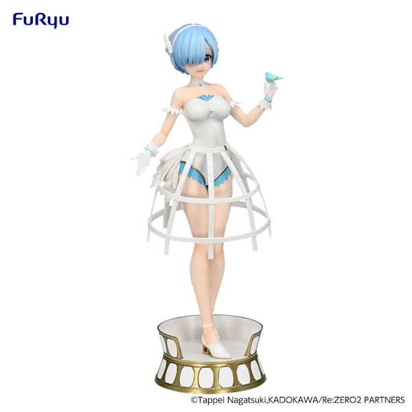 Staty - Re: Zero Exceed Creative PVC Statue Rem Cage Dress 22 cm multifärg