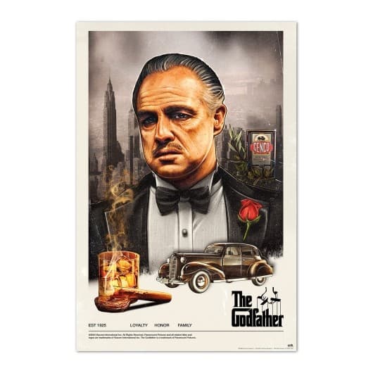 Poster - THE GODFATHER multifärg
