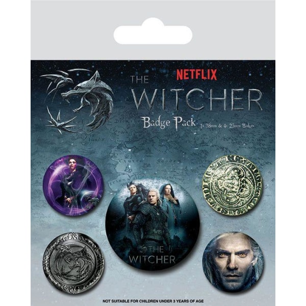 Badge Pack THE WITCHER (WARRIOR) multifärg