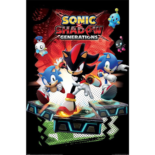 Poster - SONIC (SHADOW GENERARTIONS) multifärg