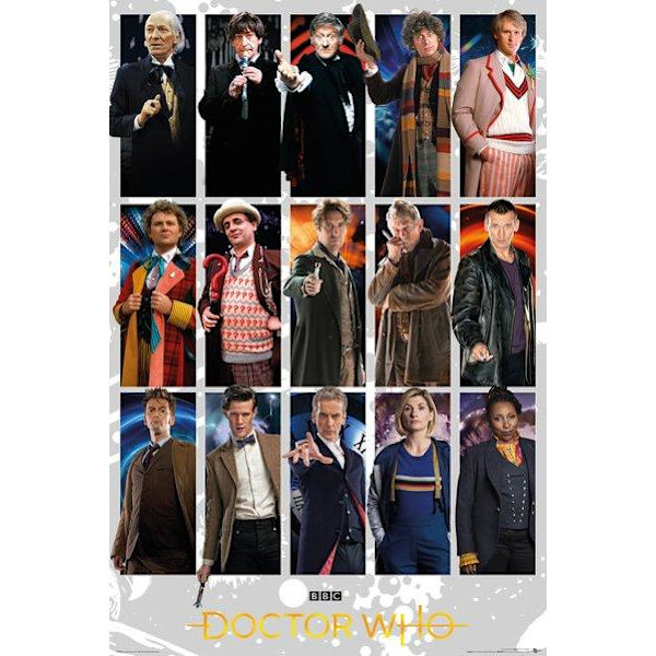 DOCTOR WHO - Doctors Grid Multicolor