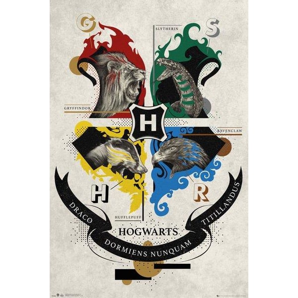 Harry Potter Animal crests Multicolor