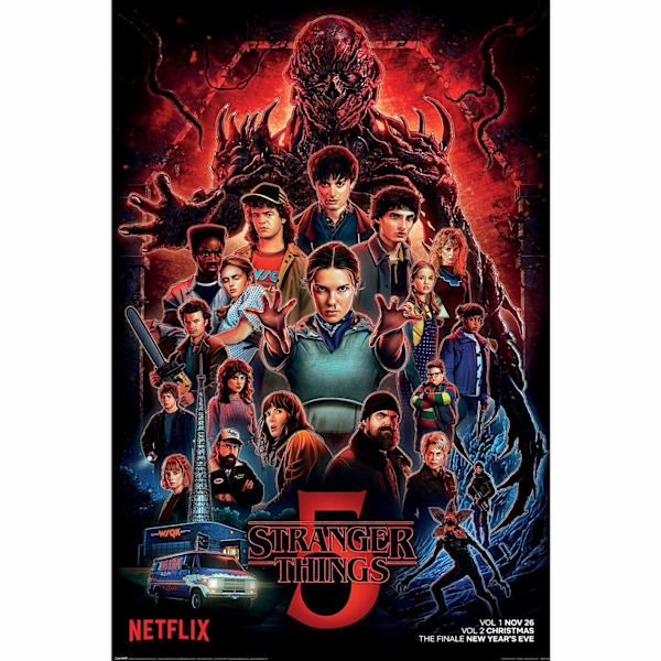 Poster - STRANGER THINGS 5 (ONE SHEET) multifärg