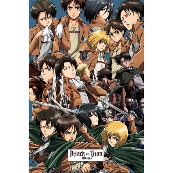 Attack on Titan - Collage Multicolor