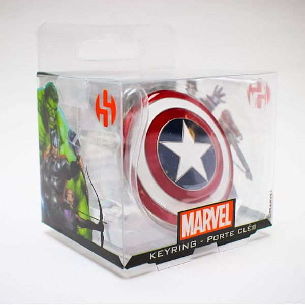 Nyckelring - Marvel Captain America Shield Multicolor