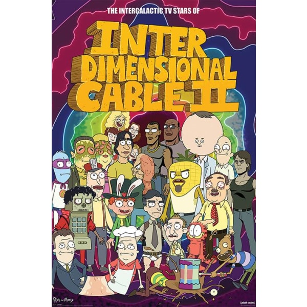 Rick og Morty - Stars of Interdimensional Cable Multicolor