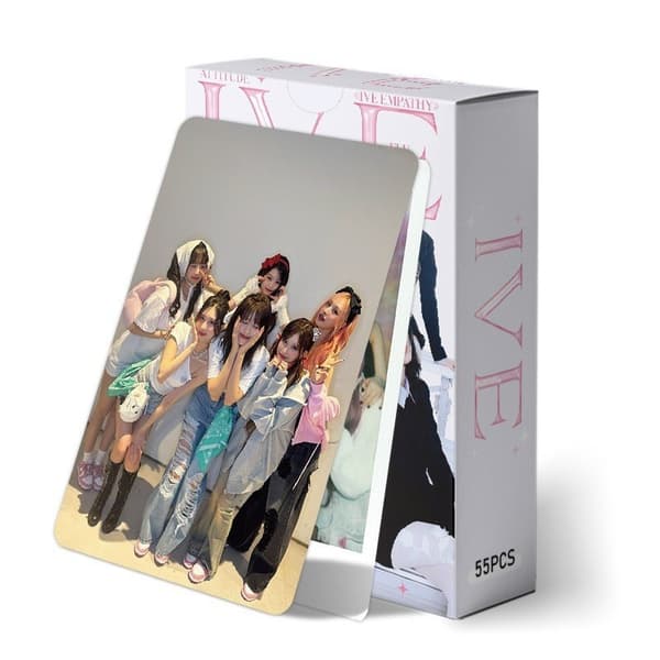 55 IIVE Mini Album 3:e Album IVE EMPATHY K-POP Merchandise LOMO Samlarkort 55