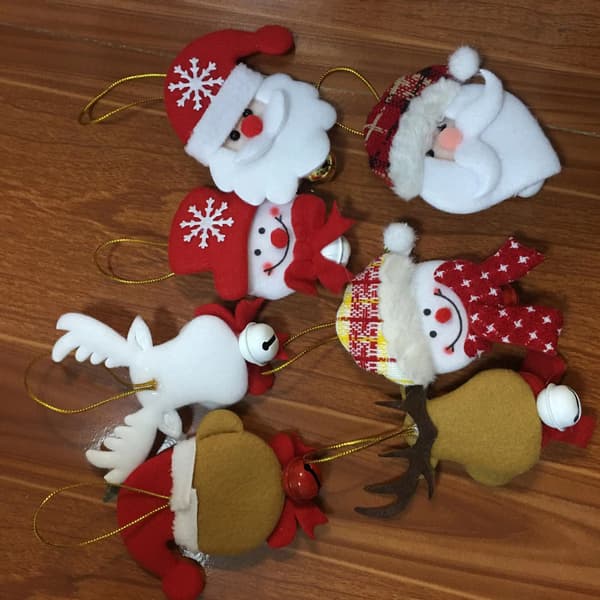 Julglasögonbågar Festlig Tomtestil Kostymtillbehör