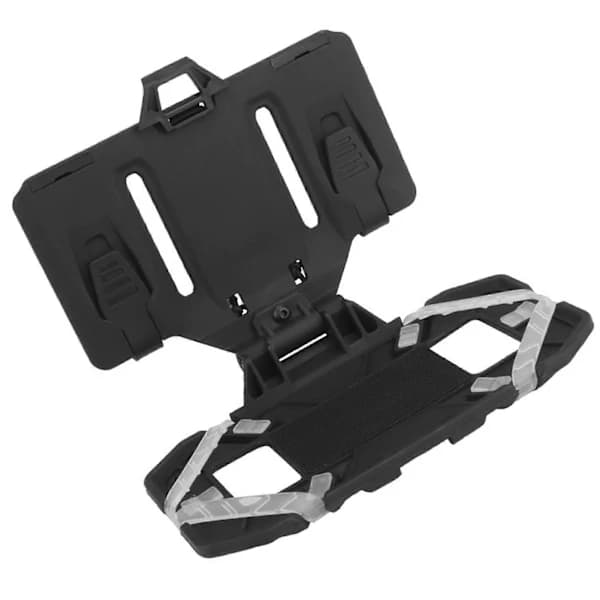 Tactical Vest Phone Holder Molle Mount, Universal Chest Phone Holder Foldable Navigation Board for Outdoor Use