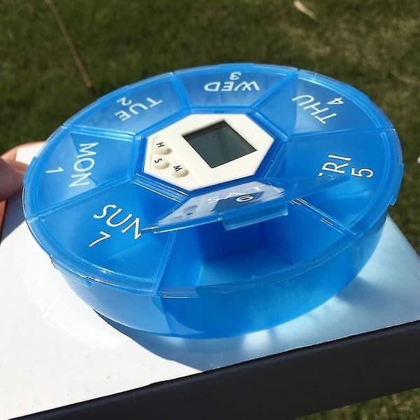 7-dages digital pilleæske med timer