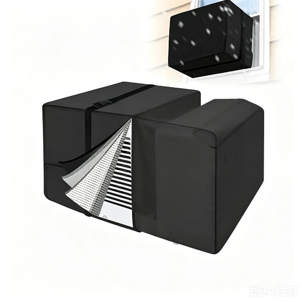 Utomhus luftkonditioneringsskydd, U-format AC-skydd, värmeisolerande dammskydd 51×36×30cm