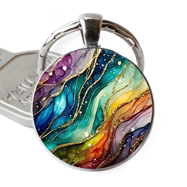 2D Flat Alloy Keychain - A Perfect Gift for Backpacks