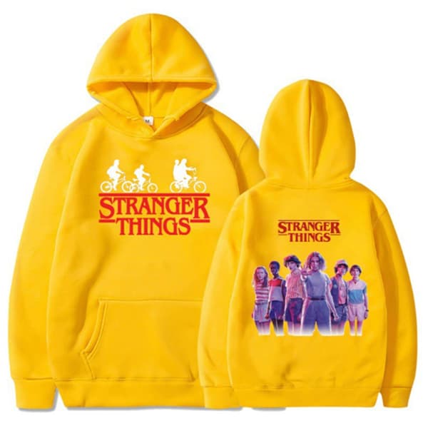 Stranger Things Hettegenser Genser Høst/Vinter Hvit Hvit-FX- Hvit White XXS