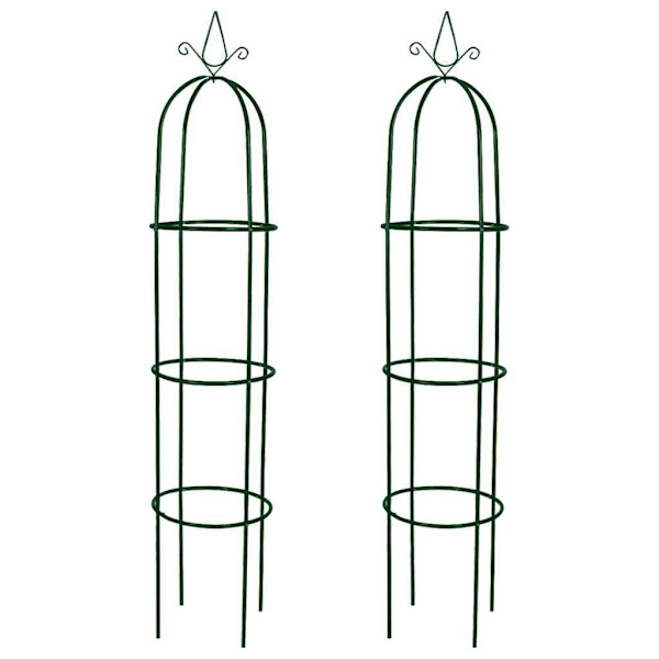 vidaXL Växttorn 2-pack Grön green