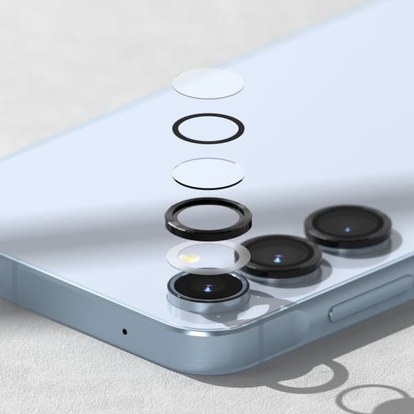 Ringke Galaxy A35 / A55 5G Linsebeskyttelse Hærdet Glas Sort