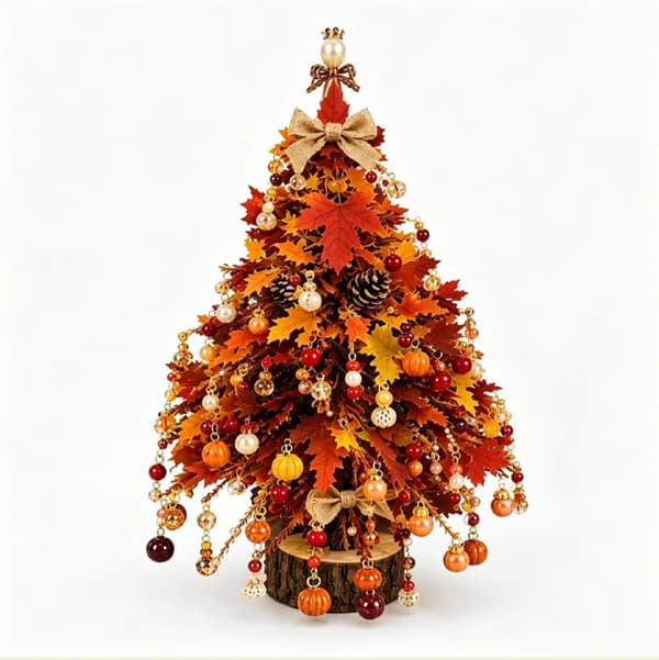 Mini pöytä-DIY-helmikuusikoristesarja Autumn tree