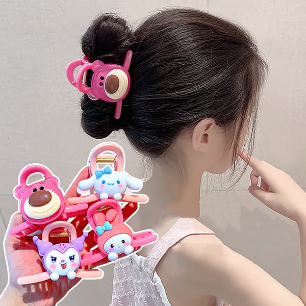 Kawaii Hårspenne Anime Hårklemme Hårtilbehør Barn Hode A5