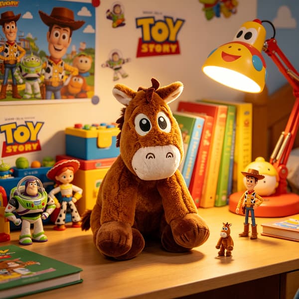 Sød Pixar Pony Plyslegetøj, Børnefødselsdagsgave 35cm