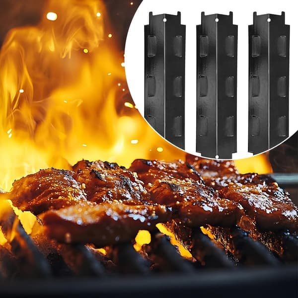 Grillvarmeplater, 3-pakning - Svart