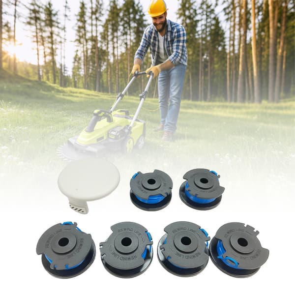 6+1 erstatningsspole og hette for Ryobi Trimmer 179