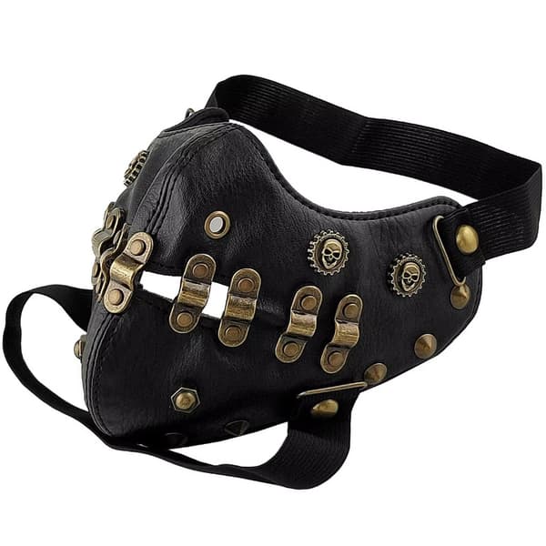 Personoitu steampunk-juhlien suojaava Halloween-esitysmaski