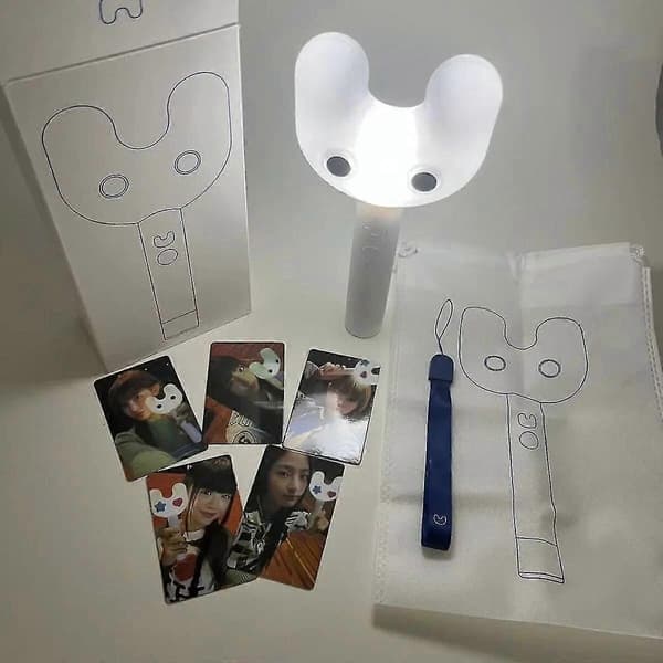 Ny Kpop Newjeans Light Stick med Bluetooth håndlampe Gidle konsert Hiphop Party Nj Light Stick Fluorescerende samleleke