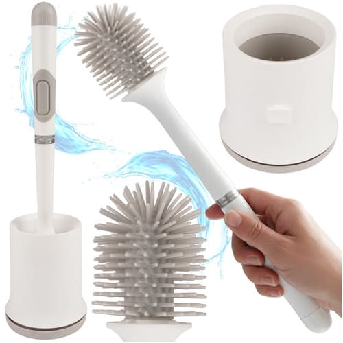 Silikoninen WC-harja – Säiliöllä Vit white