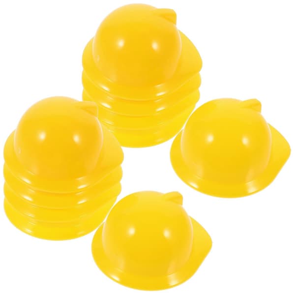 30 Pcs Miniature Safety Helmet Model Mini Construction Helmets Decor Pet Hat Decorations for Doll